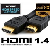HDMI-kabel guldpläterad, 1.5m