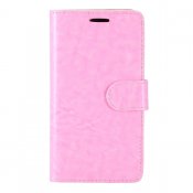 Plånboksfodral med kortfack rosa, Samsung Galaxy S7