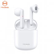 Trådlösa, vita, In-ear hörlurar från McDodo, HP-5300,