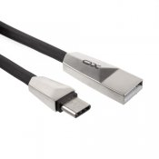 Platt 1m USB-C laddningskabel