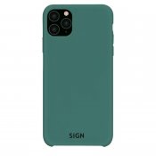 Mintfärgat Liquid Silicone Case från SiGN till iPhone 12 Pro