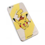 Transparent TPU skal, Pokemon Go Happy Pikachu, iPhone 6s Plus / 6 Plus