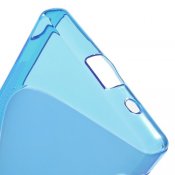 TPU skal med svagt S-motiv, Blått, Sony Xperia Z5 Compact