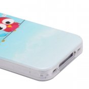 TPU‑skal fågelungar till iPhone 4/4S