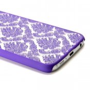 Hårt skal med elegant lila motiv till Samsung Galaxy S6