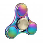 Regnbågsfärgad Fidget Spinner med rundade kanter