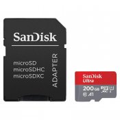 SanDisk Ultra MicroSDXC 200gb, 100MB/s A1 Class 10