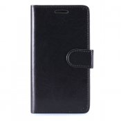 Plånboksfodral med kortfack svart, Samsung Galaxy S7