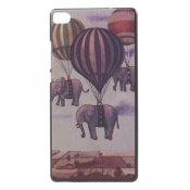 Hårt skal med elefanter i luftballong, Huawei P8