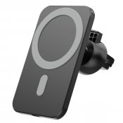 Magsafe magnetisk billaddare till iPhone, Qi-stöd, 15W