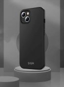 Svart Liquid Silicone Case från SiGN till iPhone 15