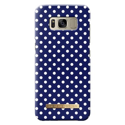 iDeal Fashion Case, Blue Polka Dots, Samsung Galaxy S8