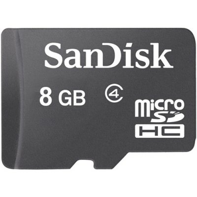 SanDisk MicroSDHC Class 4, 8GB