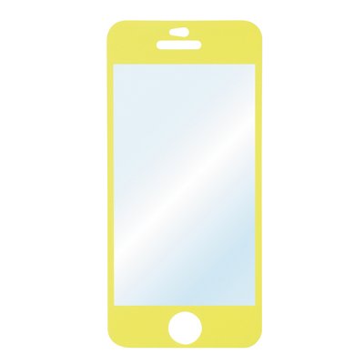 Hama transparent skärmskydd gul, iPhone 5/5S/SE/5C