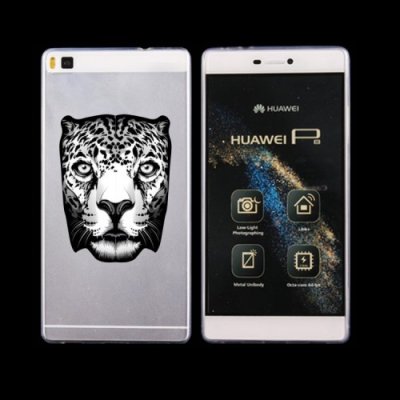 TPU skal, djurhuvud Leopard - Huawei P8