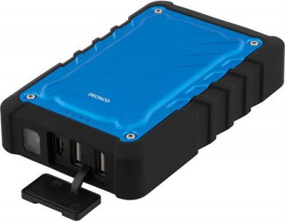 Deltaco Powerbank portabelt batteri IP65-klassad, 2.1A, 7800mAh